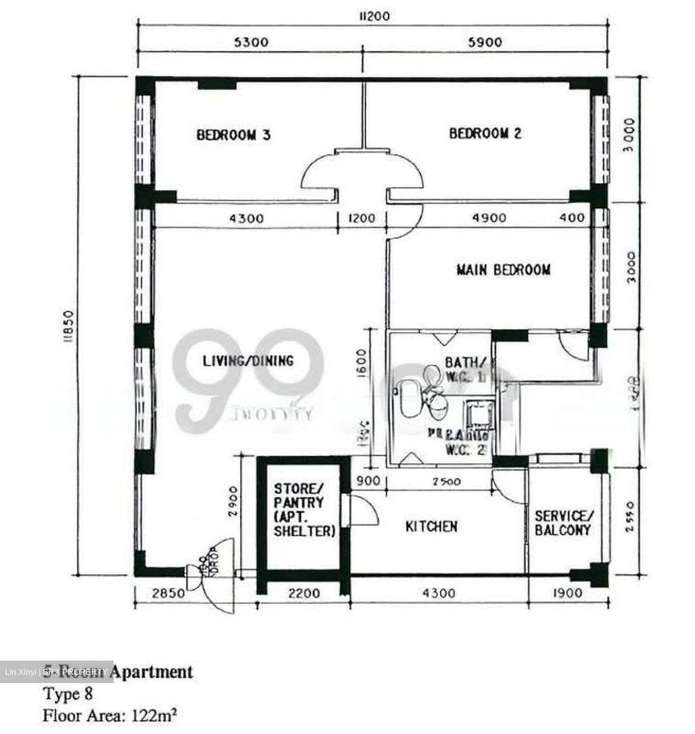 Blk 62 Toa Payoh Vista (Toa Payoh), HDB 5 Rooms #539687621